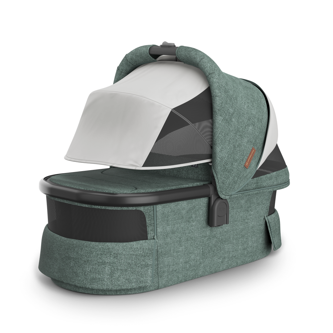 UPPAbaby Bassinet V3 Gwen Green Melange babyandme babyandme Kelowna Store