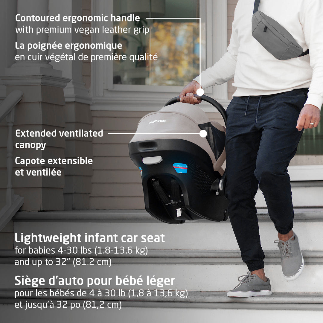 Maxi Cosi Zelia Luxe 5-in-1 Travel System (Basalt Black)