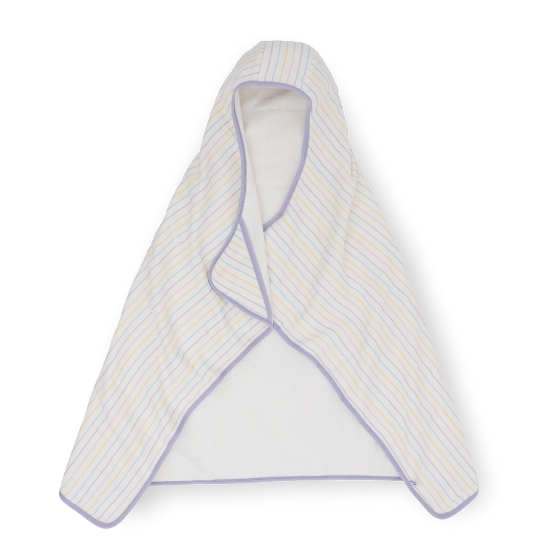 Little Unicorn Toddler Hooded Towel (Unicorn Stripe)