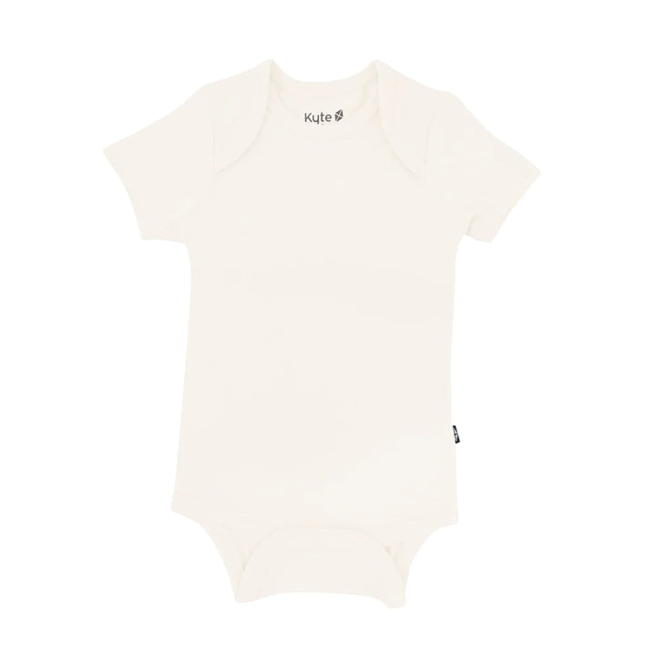 Kyte Baby Short Sleeve Bodysuit (Ecru)