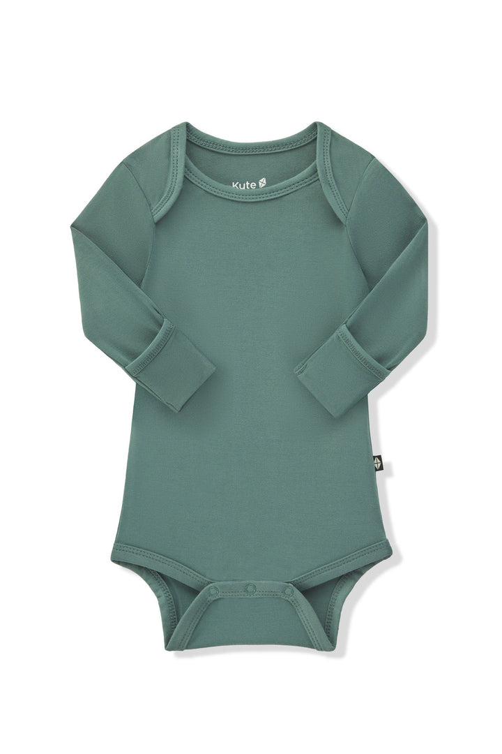 Kyte Baby Long Sleeve Bodysuit (Pine)