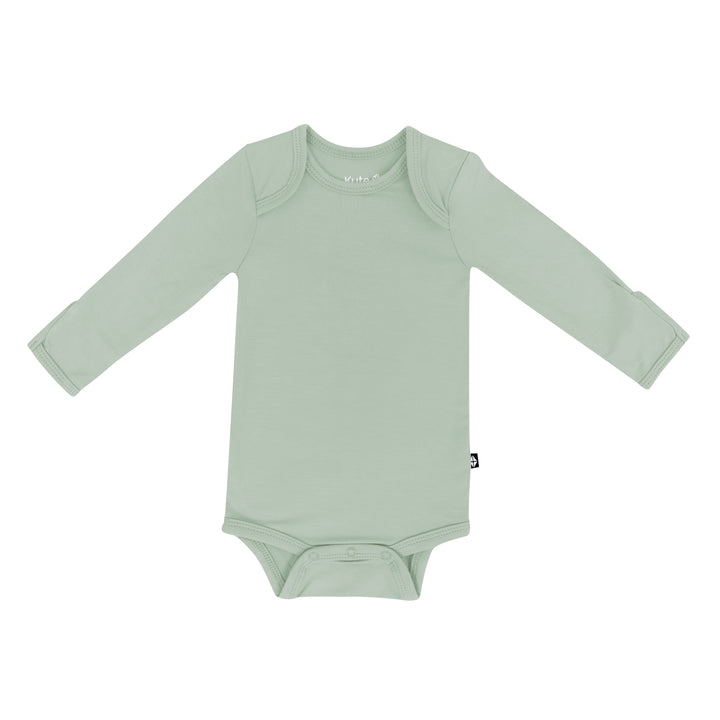 Kyte Baby Long Sleeve Bodysuit (Thyme)