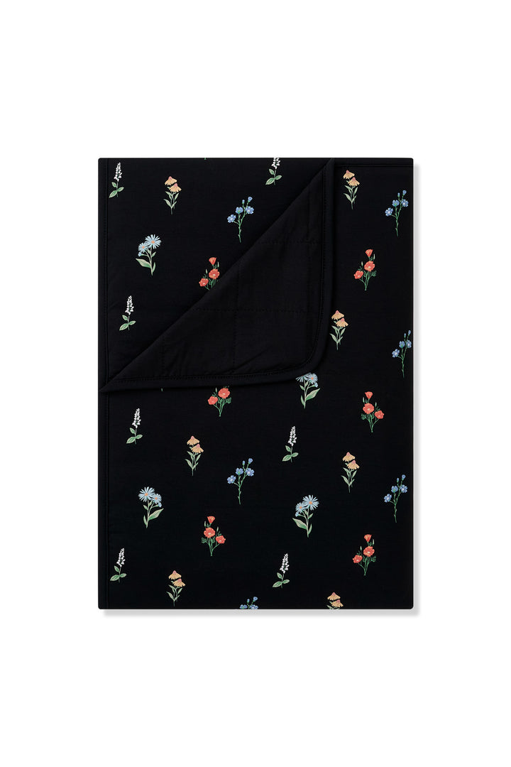 Kyte Baby Toddler Blanket 1 TOG (Midnight Wildflower)