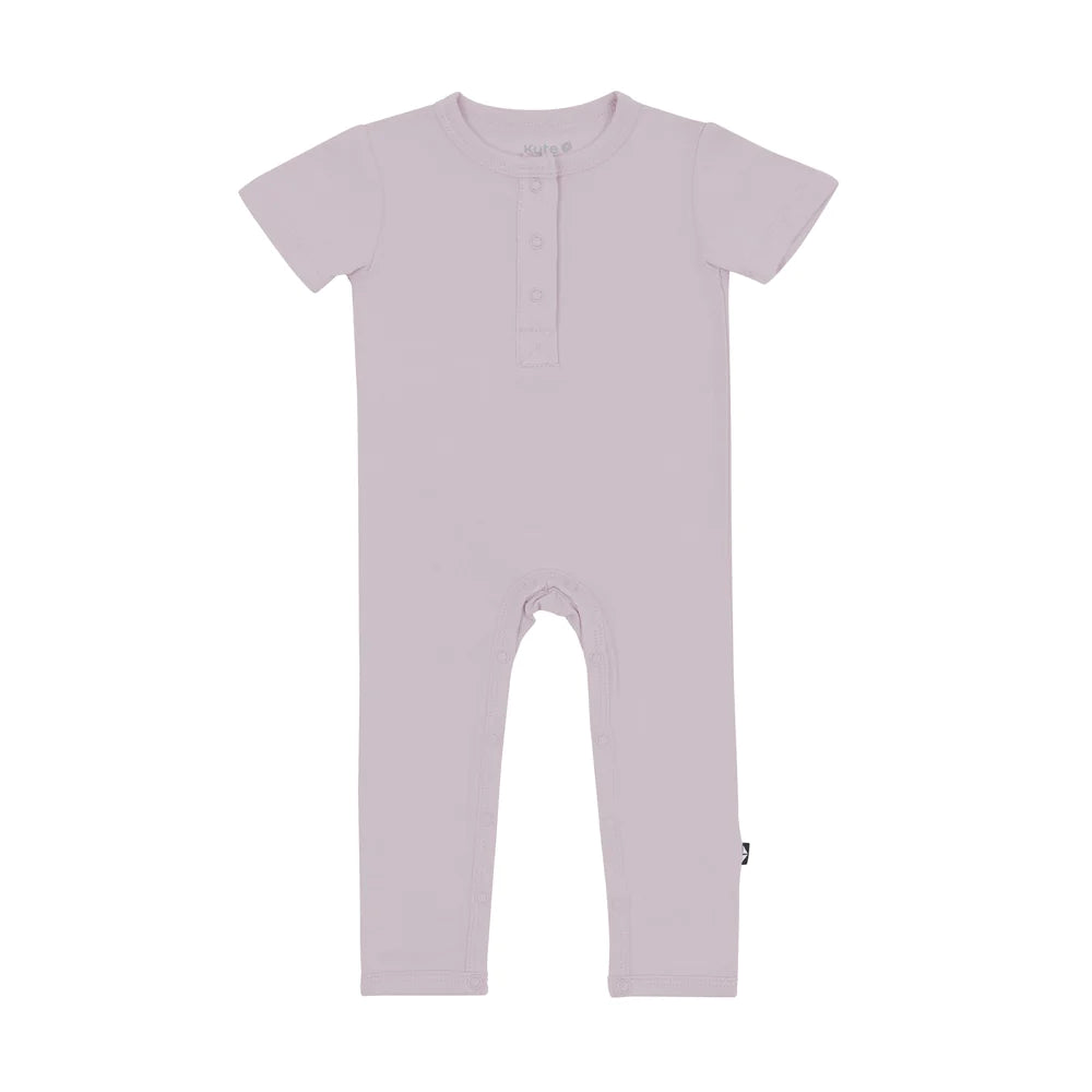 Kyte Baby Short Sleeve Romper (Wisteria)