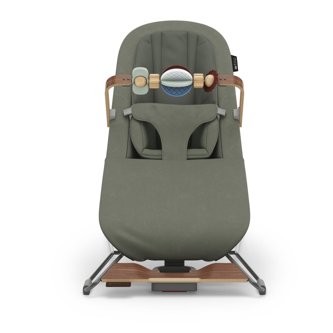 UPPAbaby Mira V2 3-in-1 Bouncer (Maddie - Green Soft Knit)