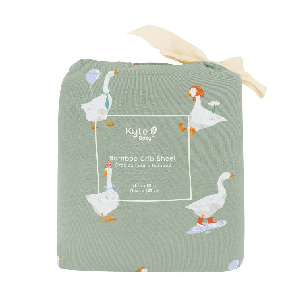 Kyte Baby Crib Sheet (Silly Goose)