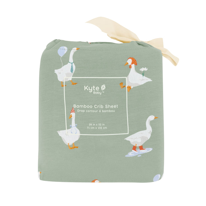 Kyte Baby Crib Sheet (Silly Goose)