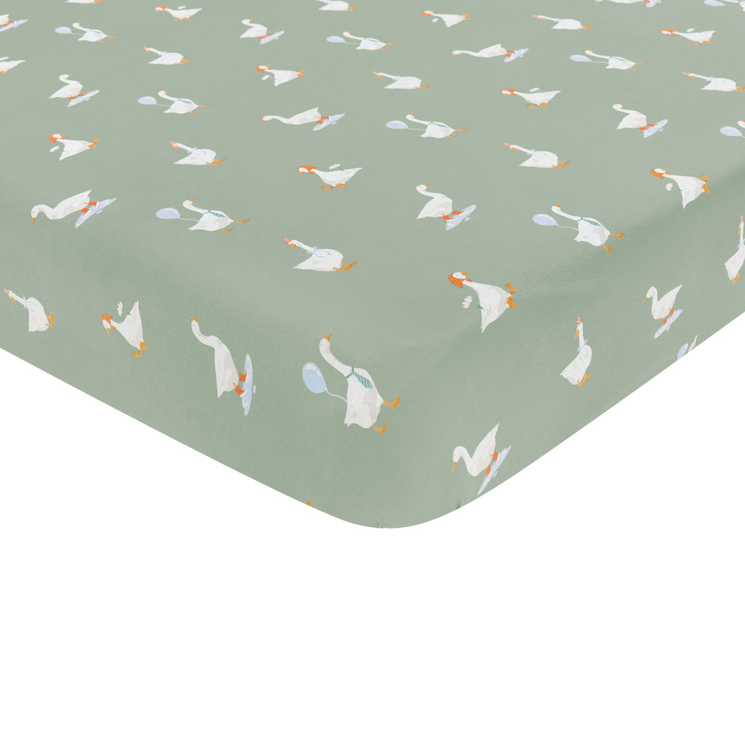 Kyte Baby Crib Sheet (Silly Goose)