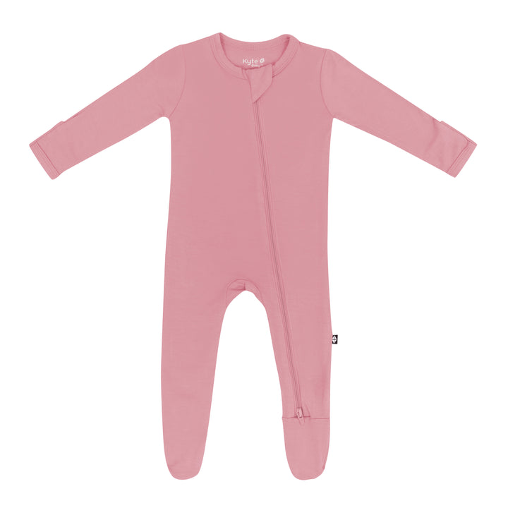 Kyte Baby Zippered Footie (Apple Blossom)