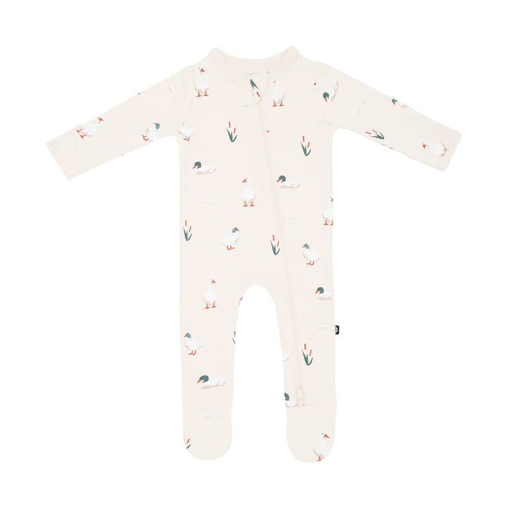 Kyte Baby Zippered Footie (Duck)