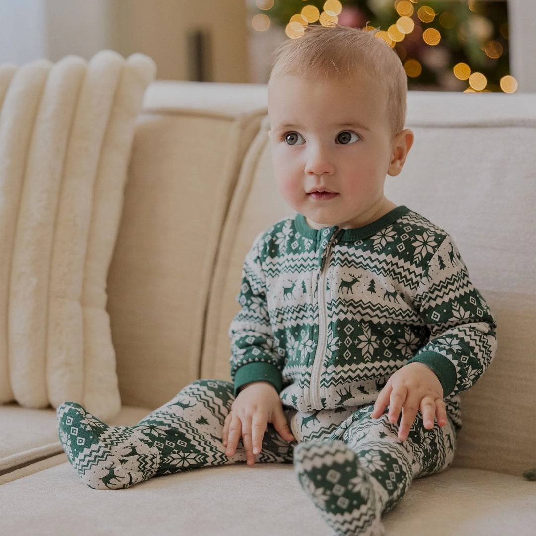 Petit Lem 50P38 Sleeper (Fair Isle Green)