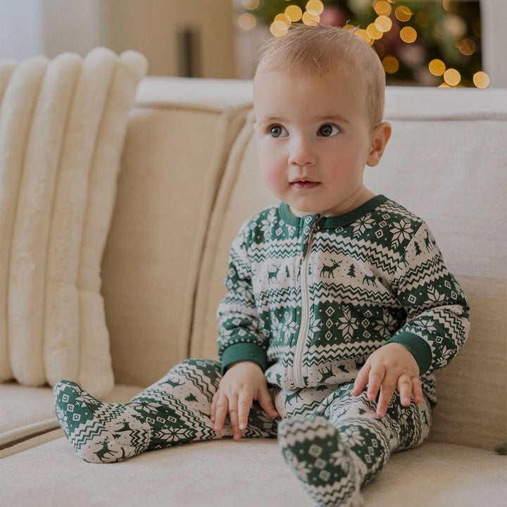 Petit Lem 50P38 Sleeper (Fair Isle Green)