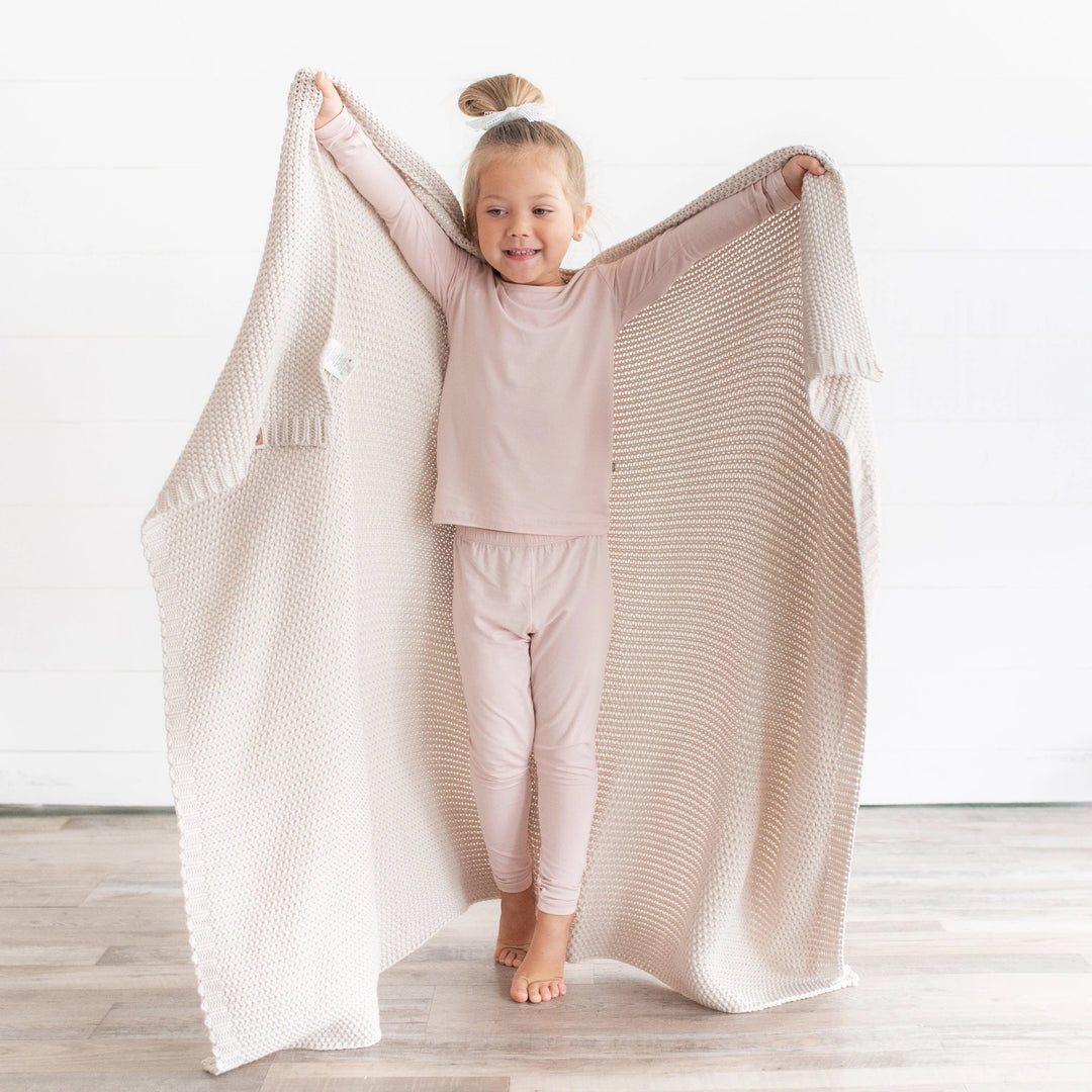 Kyte Baby Chunky Knit Toddler Blanket