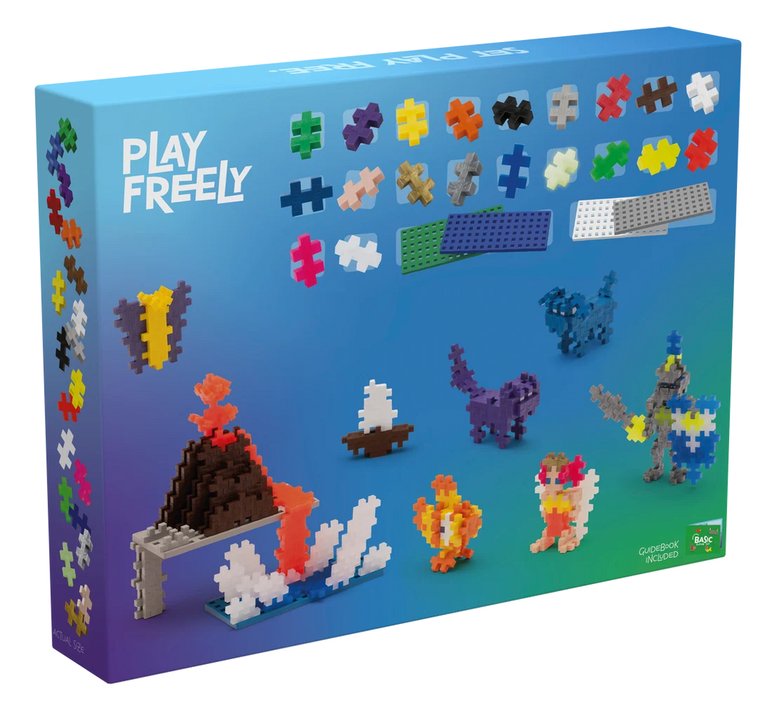 Plus Plus Mini Learn to Build 1200-Piece Set (Basic Mix)