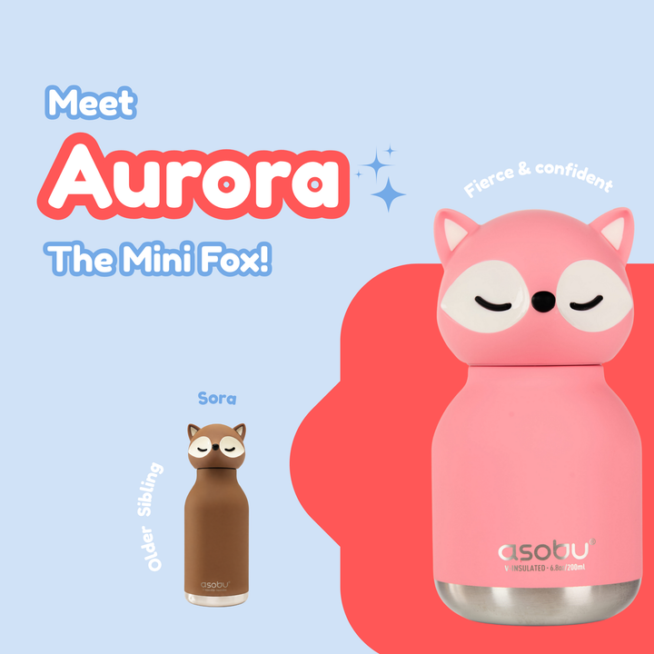 Asobu Mini Bestie Bottle (Pink Fox)