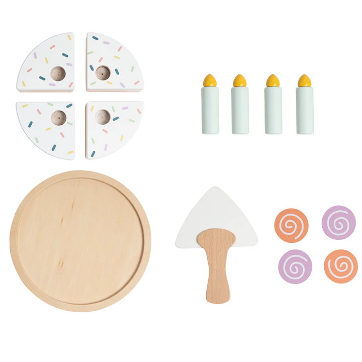 Pearhead Wooden Cake Set