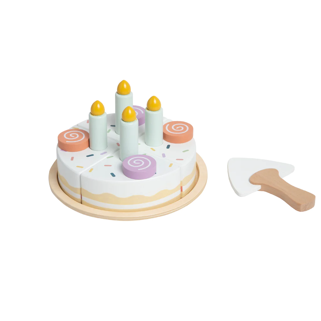 Pearhead Wooden Cake Set