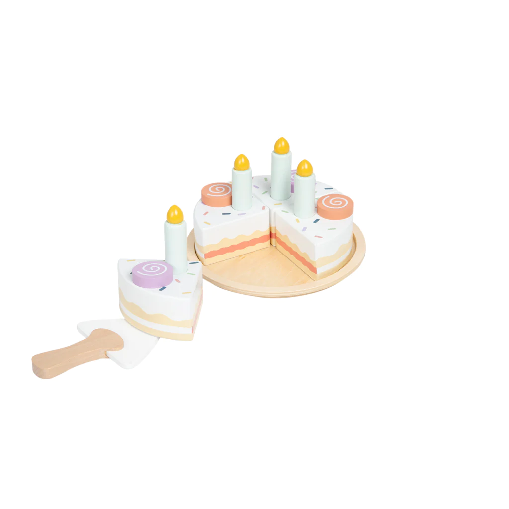 Pearhead Wooden Cake Set