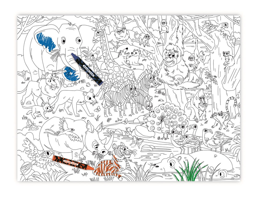 Crocodile Creek Colouring Art Set