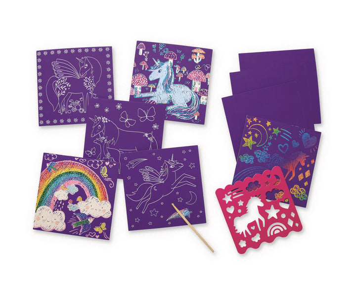Crocodile Creek Sparkle Scratch Art (Unicorn)