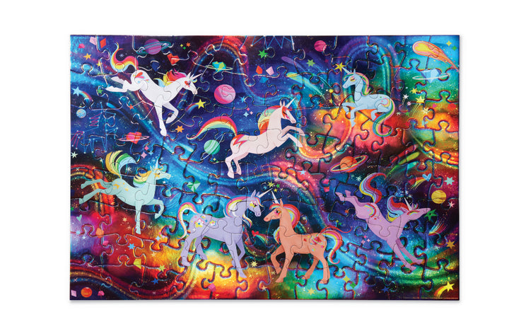 Crocodile Creek 100pc Holographic Puzzle (Unicorn Galaxy)