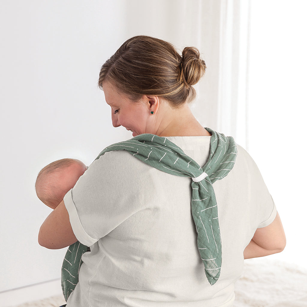 Itzy Ritzy Breastfeeding Boss (Sage Mudcloth)