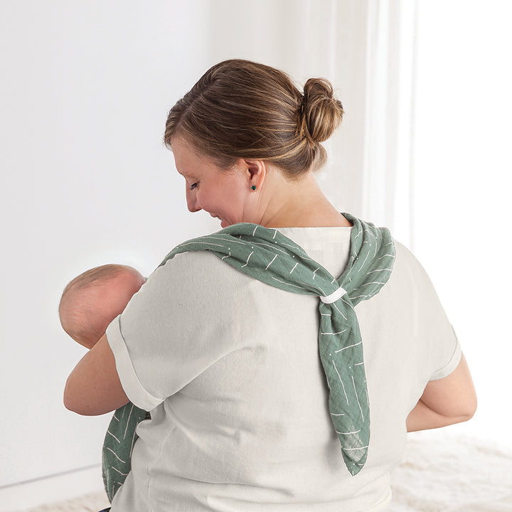 Itzy Ritzy Breastfeeding Boss (Sage Mudcloth)