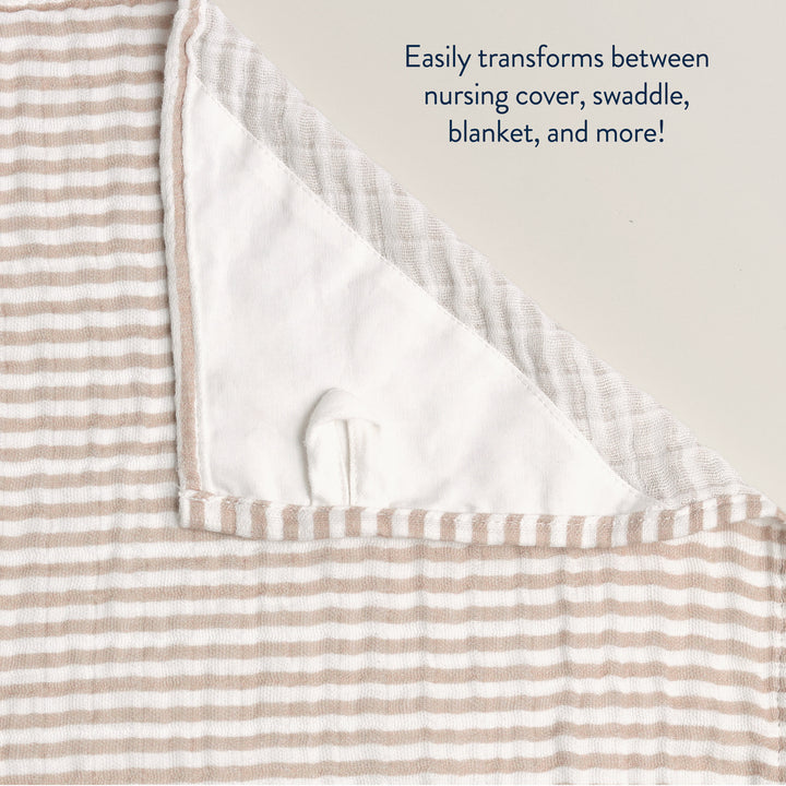 Itzy Ritzy Breastfeeding Boss (Chai Stripes)