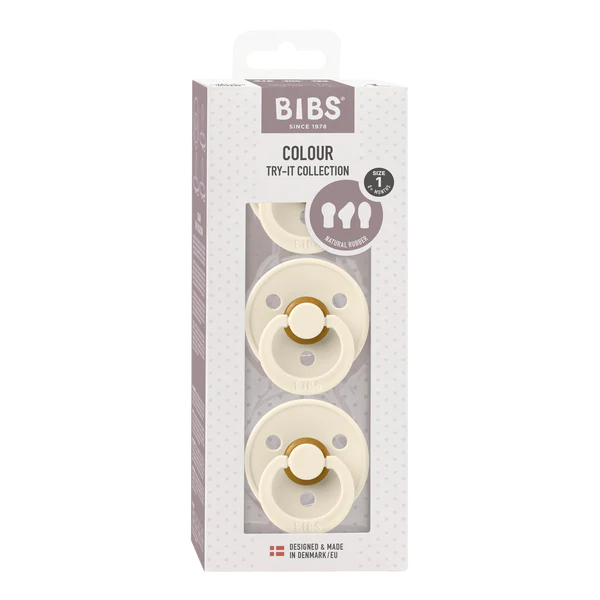BIBS Try-It Collection 3 Pack Ivory
