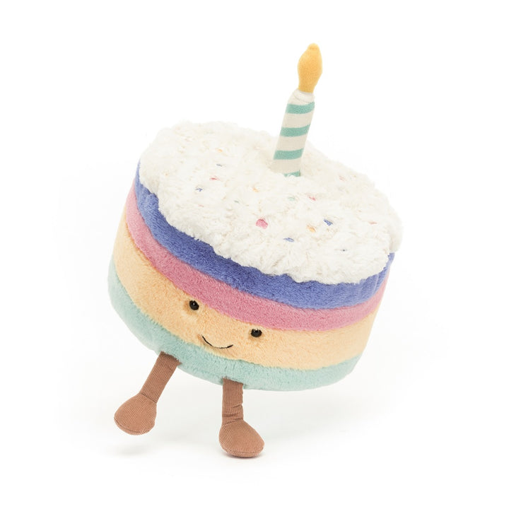 Jellycat Amuseables Rainbow Birthday Cake