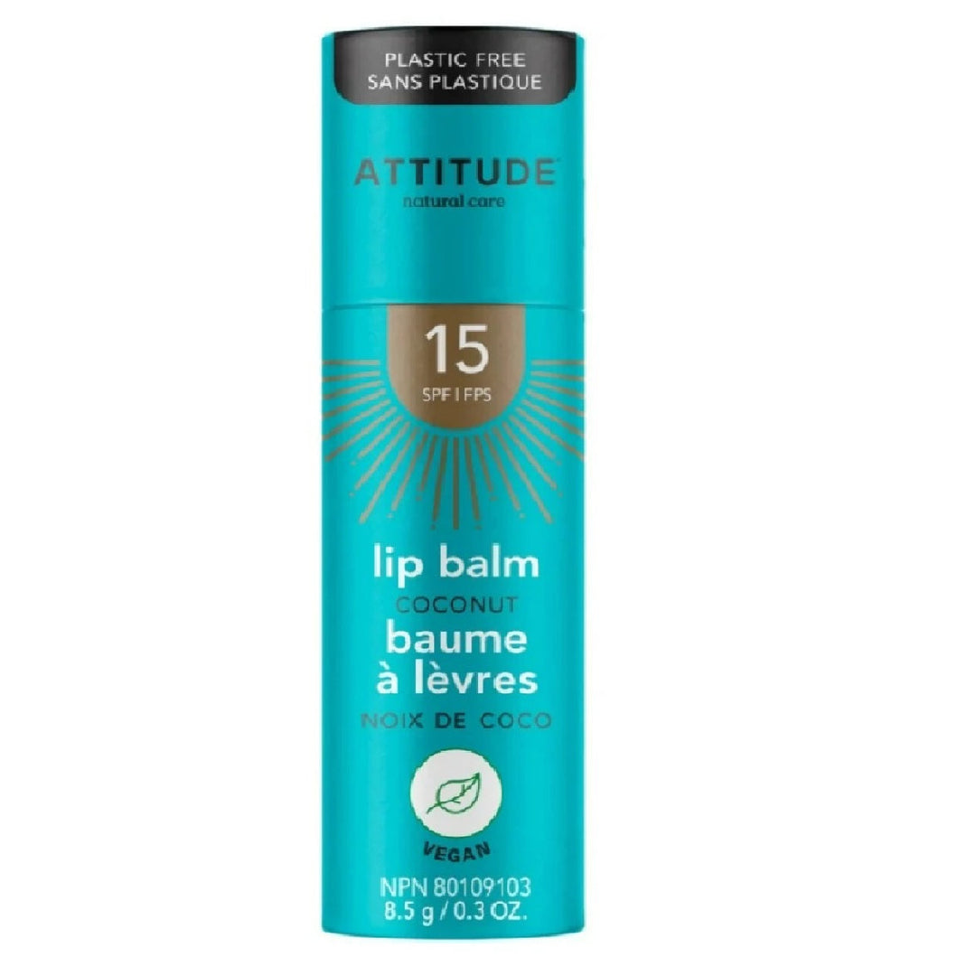Attitude SPF15 Coconut Lip Balm (8.5g)-Health-Attitude-031887 CN-babyandme.ca