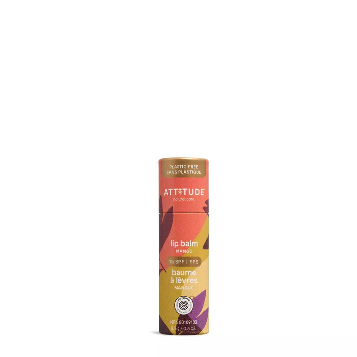 Attitude SPF15 Mango Lip Balm (8.5g)-Health-Attitude-031887 MG-babyandme.ca