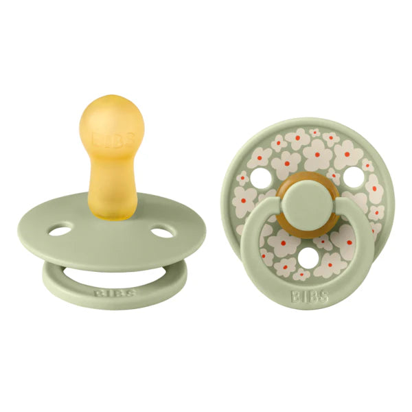 BIBS Studio Pacifier 2pk (Daisy Sage)