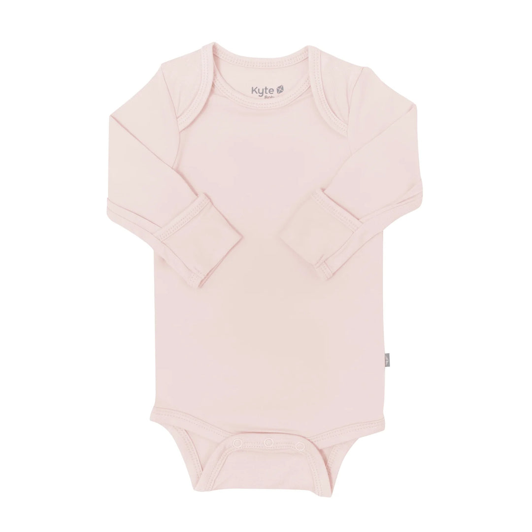 Kyte Baby Long Sleeve Bodysuit (Blush)