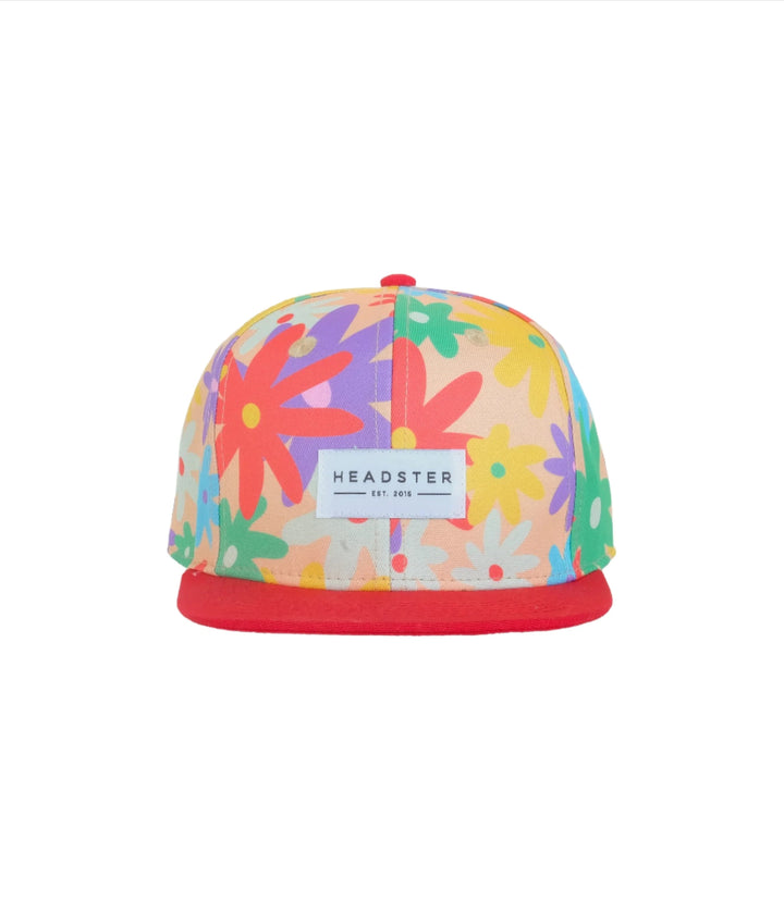 Headster Kids Backyard Meadow Peaches Snapback Cap