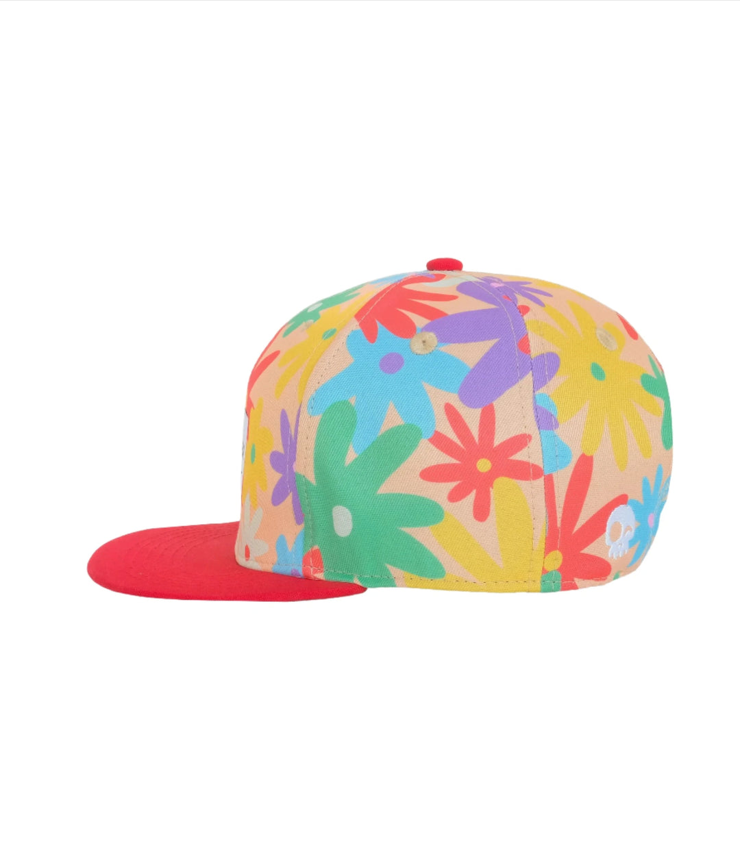 Headster Kids Backyard Meadow Peaches Snapback Cap