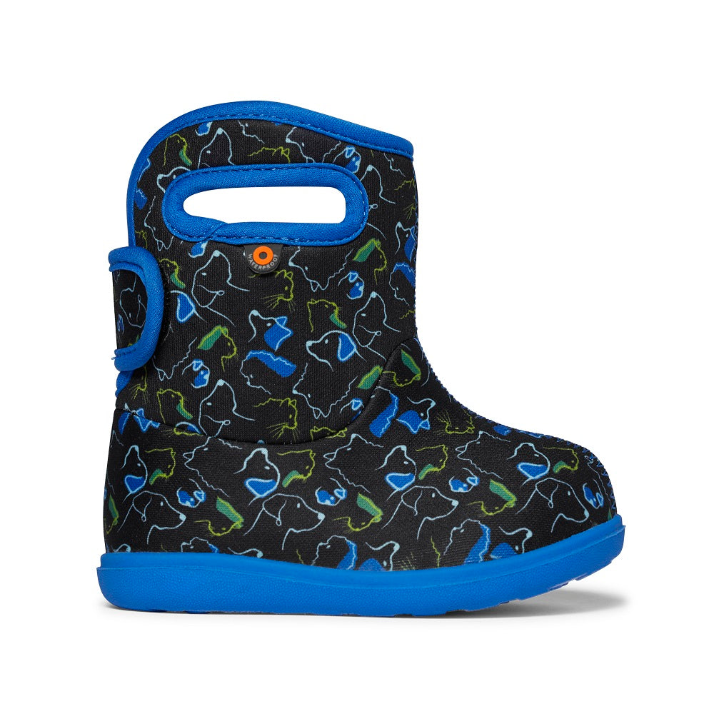 Bogs Baby Bogs II (Pets Black Multi)-Apparel-Bogs--babyandme.ca