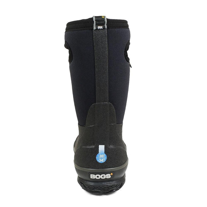 Bogs Kids Classic (Solid Black)-Apparel-Bogs--babyandme.ca