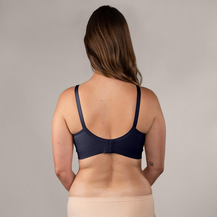 Bravado Body Silk Seamless Nursing Bra 2.0 (Navy)-Feeding-Bravado--babyandme.ca
