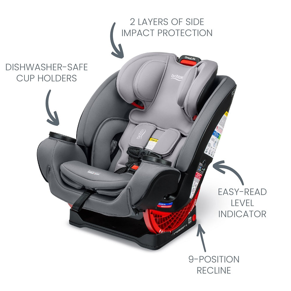 Britax One4Life ClickTight (Glacier Graphite SafeWash)-Gear-Britax-028398 GG-babyandme.ca