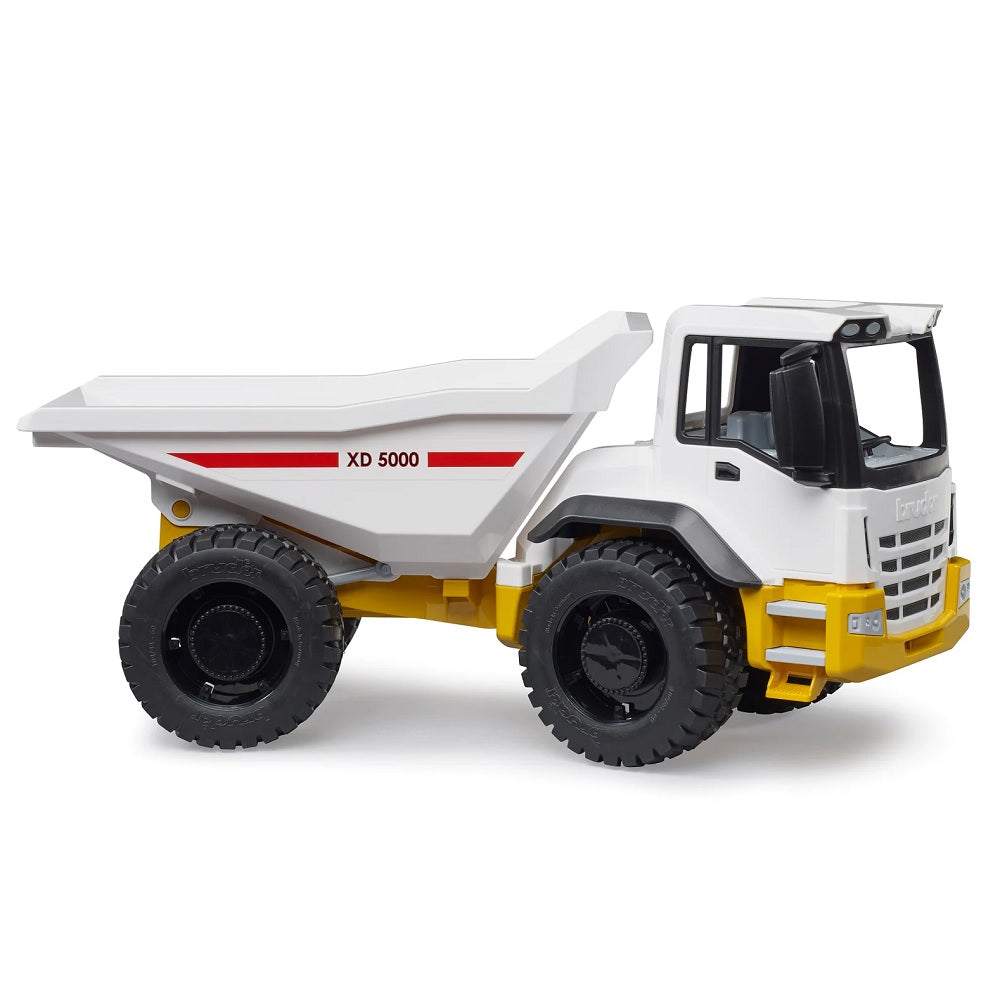 Bruder Dumper 2 Years+ (Yellow/White)-Toys & Learning-Bruder-031953 YW-babyandme.ca