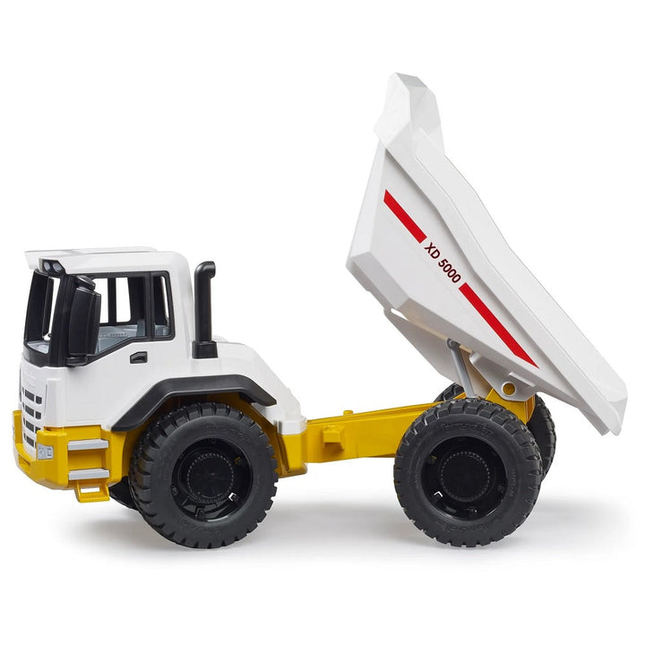 Bruder Dumper 2 Years+ (Yellow/White)-Toys & Learning-Bruder-031953 YW-babyandme.ca