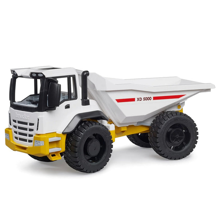 Bruder Dumper 2 Years+ (Yellow/White)-Toys & Learning-Bruder-031953 YW-babyandme.ca