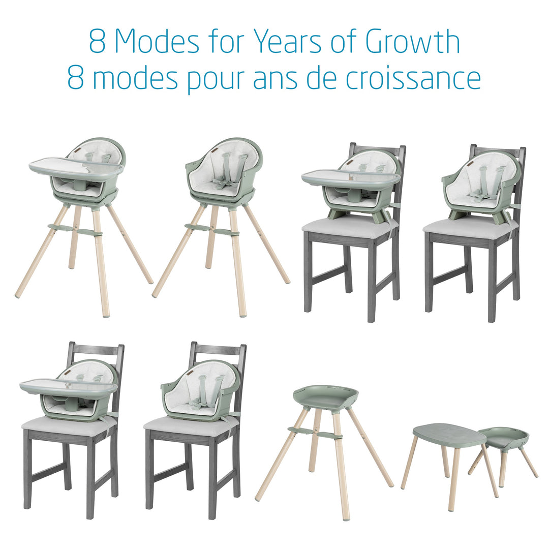 Maxi Cosi Moa High Chair (Classic Green)