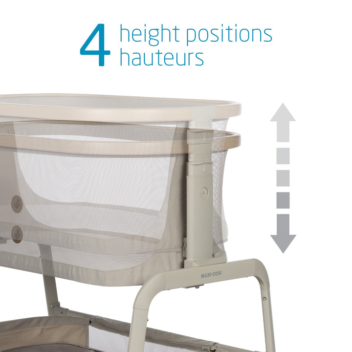 Maxi Cosi Iora Bedside Bassinet (Classic Oat)