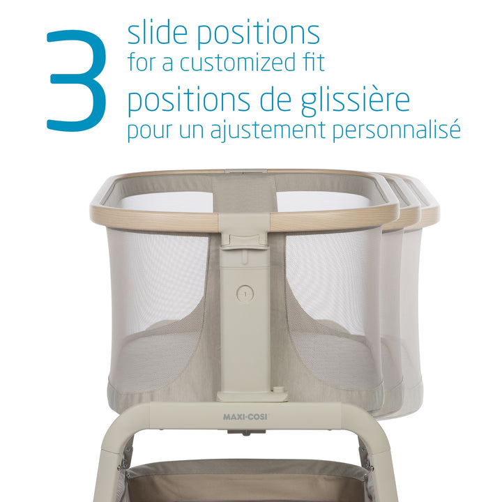 Maxi Cosi Iora Bedside Bassinet (Classic Oat)