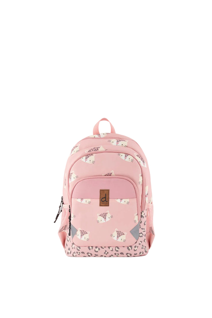 Deux par Deux Little Kids Backpack (Pink Leopard)