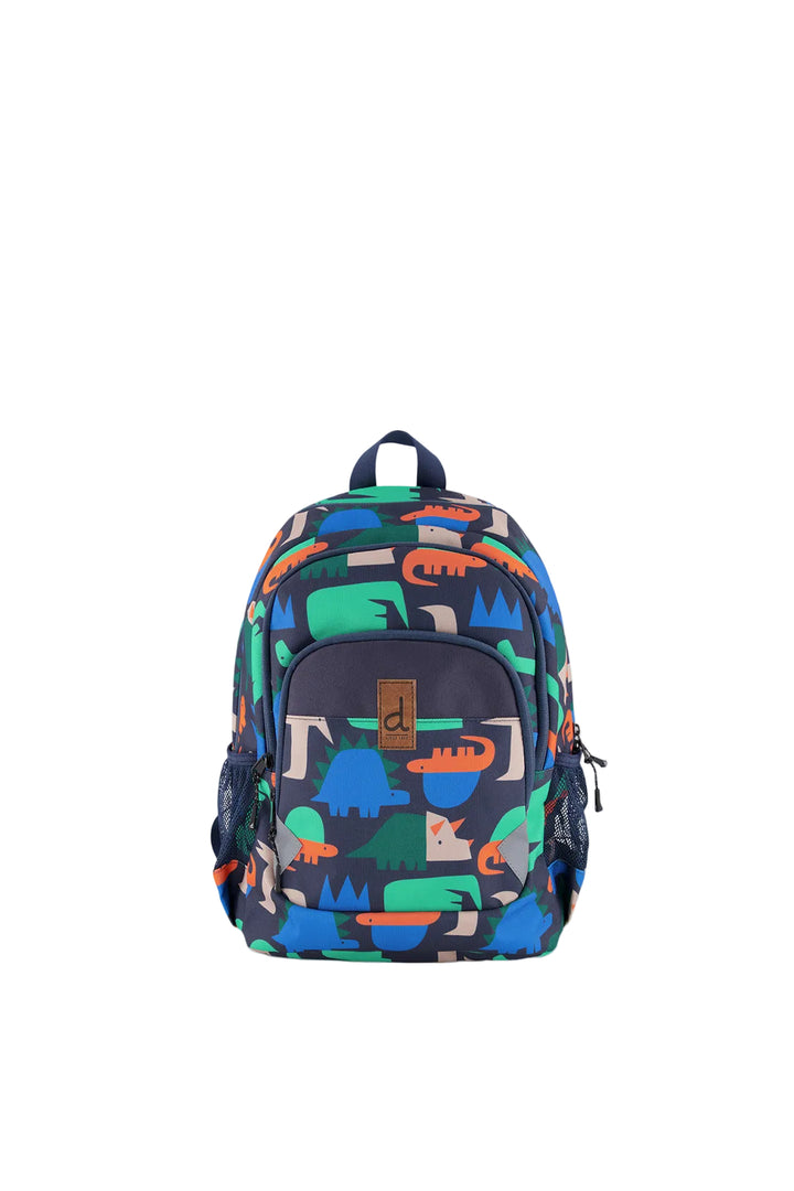 Deux par Deux Little Kids Backpack (Geometric Dinosaur)