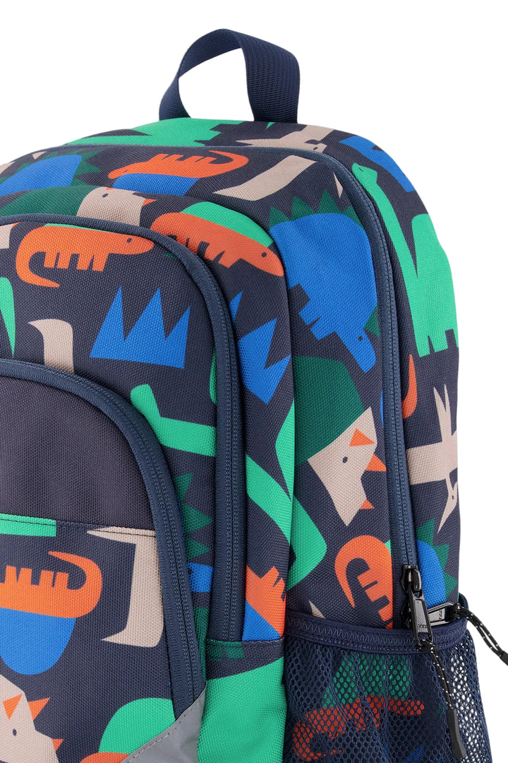 Deux par Deux Little Kids Backpack (Geometric Dinosaur)