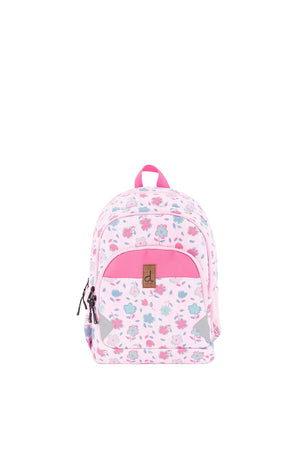 Deux par Deux Little Kids Backpack (Light Pink Floral)